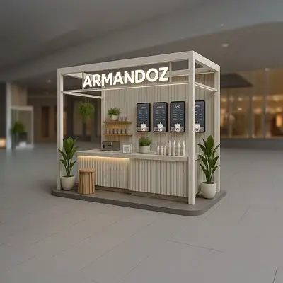 Modular Mall Kiosk / Coffee Counter Dubai