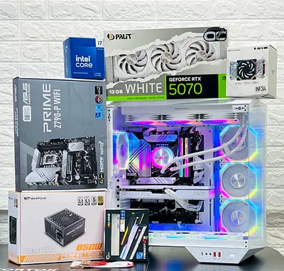 GAMING PC CPU INTEL CORE I7-14700KF VGA NVIDIA GEFORCE RTX 5070 12GB