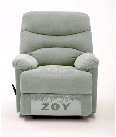 Comfortable Single Recliner Armchair - Light Grey