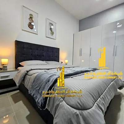 Luxury apartment for monthly rent - one bedroom and a hall with a balcony open view, fully furnished new super deluxe furniture, with a fully equipped