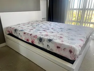 Ikea bed and mattress/queen size