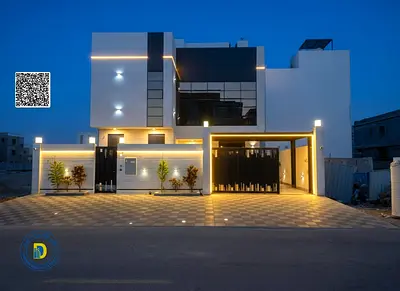 For sale in Al Bahia area, a luxurious villa with 6 bedrooms and a roof terrace, including air conditioning, in a prime location.