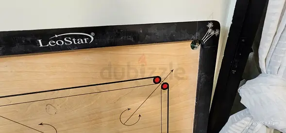 LeoStar Carrom Board - Used Wooden Carrom Game Board