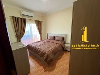 شقه فاخره غرفه وصاله مع بلكونه باطلاله مفتوحه. عجمان الروضه 3. مفروش بالكامل للإيجار الشهري✨الإيجار يشمل الفواتير والإنترنت
