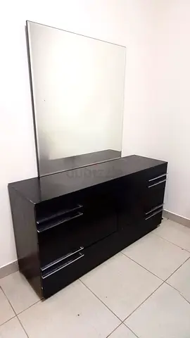 Dresser with mirror