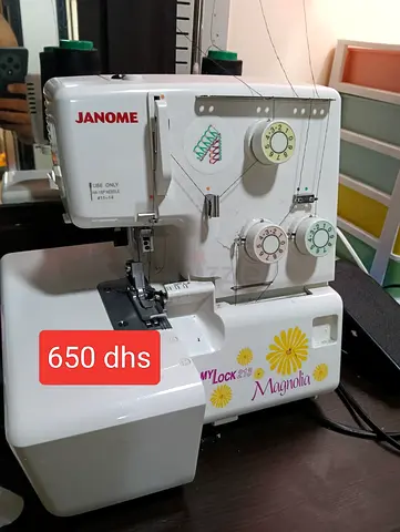 Janome MyLock 210D Magnolia Serger/Overlocker - Good Working Condition