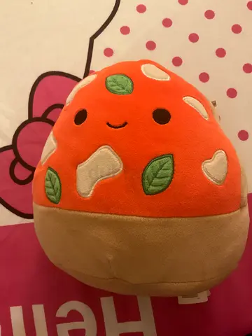 Small plush strawberry/food soft toy squishmallow - good condition