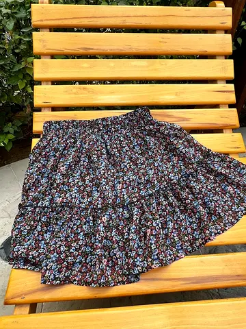 mini Skirt -  Elastic Waist