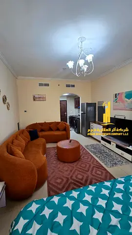 🏡 Top-Class! Brand-New Fully Furnished Studio for Monthly Rent in Al Yasmeen Towers – Al Jurf 2 ✨ 🔹 Spacious studio with elegant brand-new furnitur