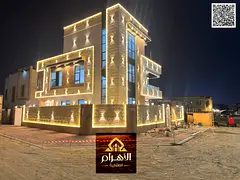Modern corner villa for sale, two floors, with a swimming pool, on a 4000 sq ft plot. Includes elect