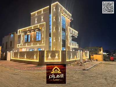 Modern corner villa for sale, two floors, with a swimming pool, on a 4000 sq ft plot. Includes elec
