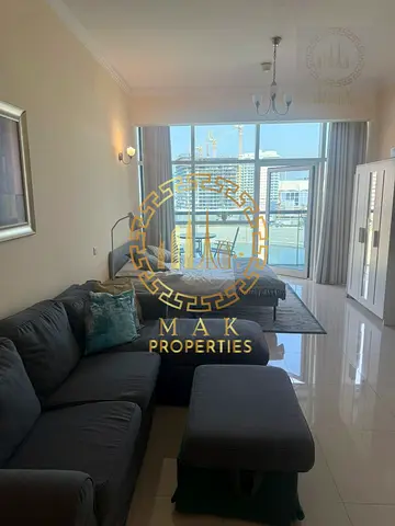 1️⃣ Fully Furnished Studio | Canal View | Mid Floor | Oasis Tower 1