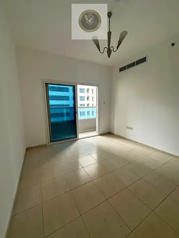 Luxury 1BR in Al Mamzar, balcony open view, free parking, gym, pool, prime location on Dubai exit, near all services.