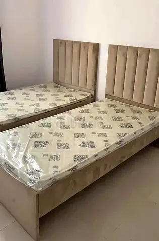 Single size bed with medical mattress