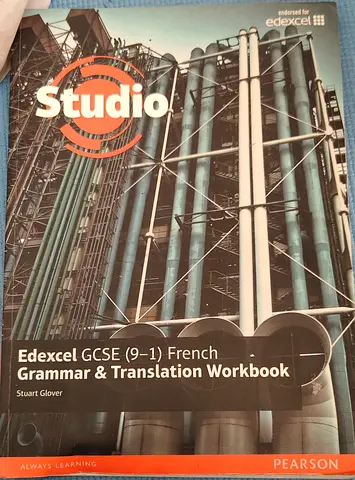 Edexcel GCSE (9–1) French Grammar  Translation Workbook (Studio) by Stuart Glover