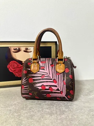 Preloved Louis Vuitton Style mini speedy with extras as bundle