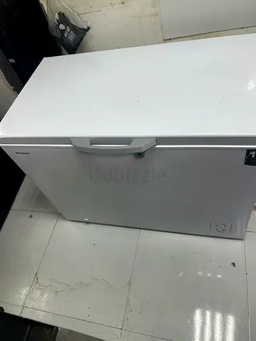 White Chest Freezer - Good Condition, 1 Door Deep Freezer