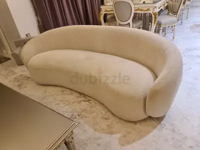 The One AMANDA 3 Seater Sofa White