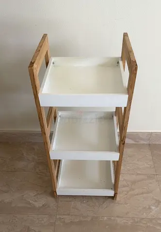Wood  White Storage Shelf / Organizer