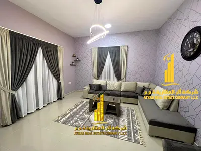أفخم شقة غرفة و صالة مفروشة للإيجار الشهري 🏡 كورنيش عجمان - منطقة النخيل 2 ✅ شامل الفواتير و الإنترنت فرش و تشطيبات فندقية