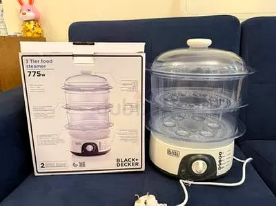 Black + Decker 3-Tier Food Steamer – Like New