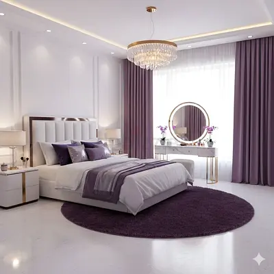 Modern White bed