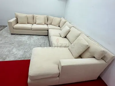 Perfect condition cratebarrel Ushape sofa