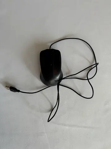 Enet Wired Optical Mouse Black
