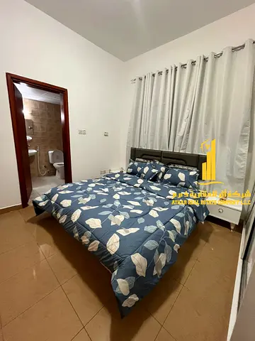 Luxurious apartment, one bedroom and a hall open view, fully furnished New with elegant furnishings and a fully equipped kitchen