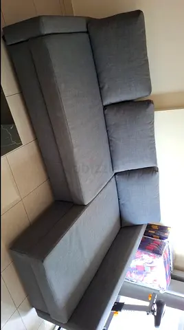 Selling gray color L-Shape Sofa with storage 900 (used only for 6months) RFS: moving - out •  Commen