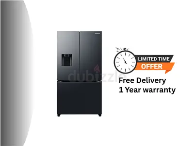 Samsung 495L French Door Refrigerator – Twin Cooling Plus SmartThings No Frost RF50C532EB1 (Black)