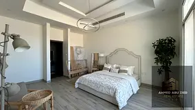 Luxury 7BR Villa for Rent in Al Ameerah Ajman - G+2 Layout with Roof - Private Elevator - Majlis &am