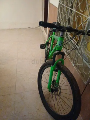 Green mountain bike - good condition, single speed (used)