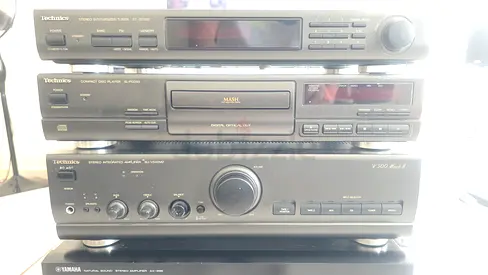 Technics Amplifier + tuner and CD player