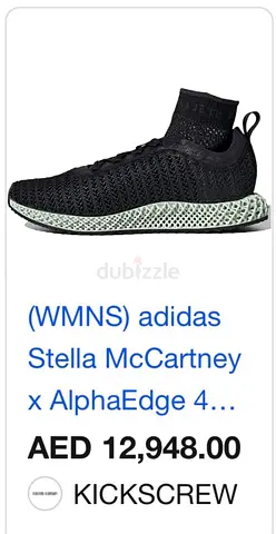 Authentic Adidas x Stella McCartney AlphaEdge 4D shoes 36-37 full set gucci louis vuitton mk 18k 22k