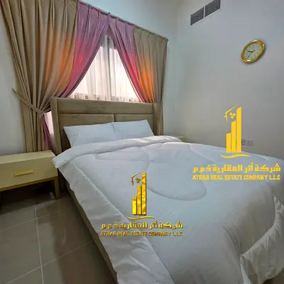 Luxurious apartment, one bedroom and a hall open view, fully furnished New with elegant furnishings and a fully equipped kitchen