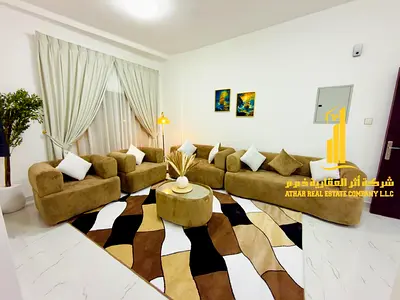 ✨ شقة اول ساكن غرفة وصالة مفروشة بالكامل للإيجار الشهري في النعيمية 1  موقع مميز خلف فندق الساج مقابل نستو وسهل المخرج إلى دبي والشارقة ✨ فرصتك الذهبي