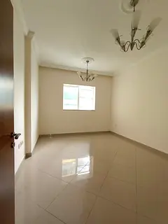 One bedroom apartment for rent in Al Taawun Sharjah bathroom kitchen central AC built in wardrobes p