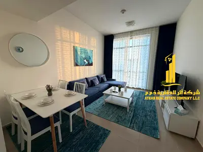 ✨ Luxury 1-Bedroom Apartment for Monthly Rent in Corniche Ajman – Etihad Towers ✨ Experience the finest lifestyle with a full sea view! Fully furnis