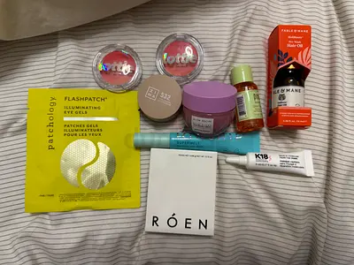 Fable  Mane Hair Oil, Kinship jelly lipmask , 2 Lottie blush,  Roen eyeshadow pallete (ALL NEW)