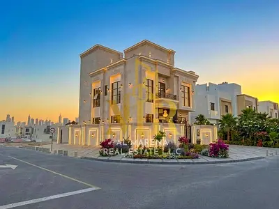 فيلا كلاسيك كورنر،ارتداد خارجي، طابقين وروف، 6 غرف ،موقع مميز قريب من المرافق العامه بسعر شامل رسوم التسجيل القسط الشهري المقدر 9.7 ألف درهم احصل على