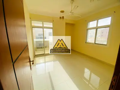 For rent: 2-bedroom apartment with living room in Al Nuaimiya 2, Ajman. Large space, 2 bathrooms, b