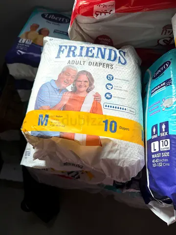 Pack of Friends Adult Diapers (Medium) - 10 pcs