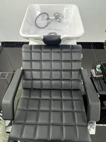 salon backwash chair, shampoo bowl unit