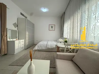 A golden opportunity! Luxurious, fully furnished studio apartment for monthly rent in Al Jurf Complex – Ajman ✨