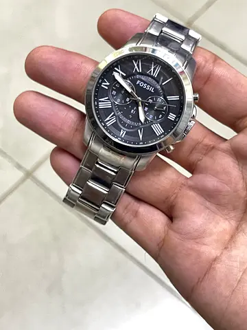 Grant Water Resistant Chronograph Watch FS4736 - 44 mm - Silver
