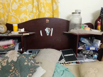 Bed with mattress for free pick up only