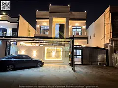 With only a 10% down payment | Own a luxury villa in Al Yasmin, Ajman | 5 master bedrooms and a roof