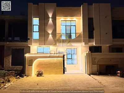 Lowest price in Ajman | Own a luxurious two-story villa with a rooftop | 4 master bedrooms | At a b