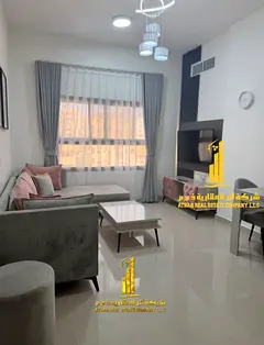 Luxury apartment, first occupancy, one bedroom and living room with a balcony offering an open view.